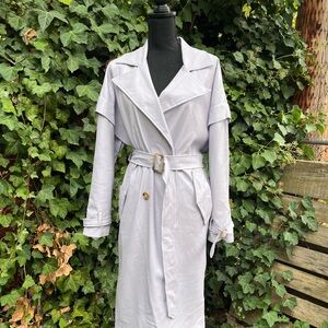 Apparis lavender trench coat
